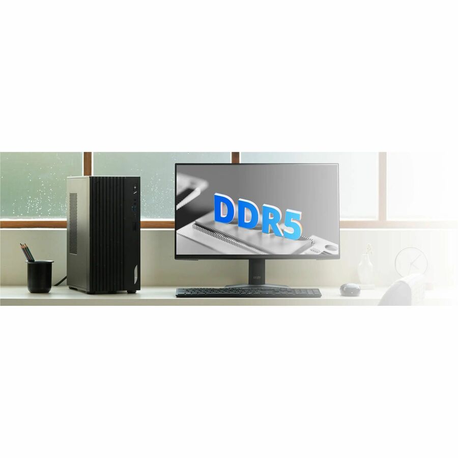 MSI PRO DP180 14th PRO DP180 14ANVP-1004US Desktop Computer - Intel Core i5 14th Gen i5-14400F - 16 GB - 1 TB SSD - Black MSI PRO DP180 14th PRO DP180 14ANVP-1004US Desktop Computer - Intel Core i5 14th Gen i5-14400F - 16 GB - 1 TB SSD - Black